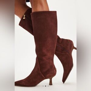 Sam Edelman Yulia Wide Calf kitten heel boot 8.5 NIB